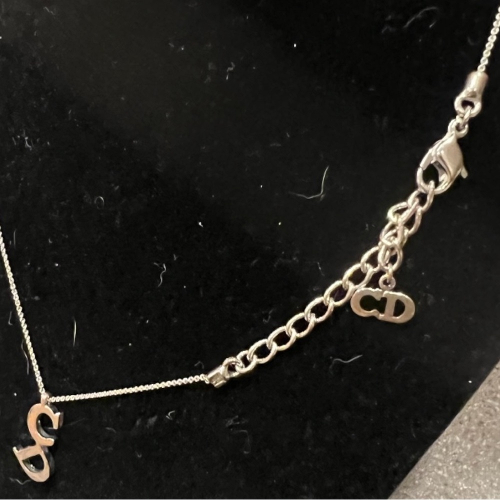 Christian Dior Adjustable Cd Initial Necklace - image 3
